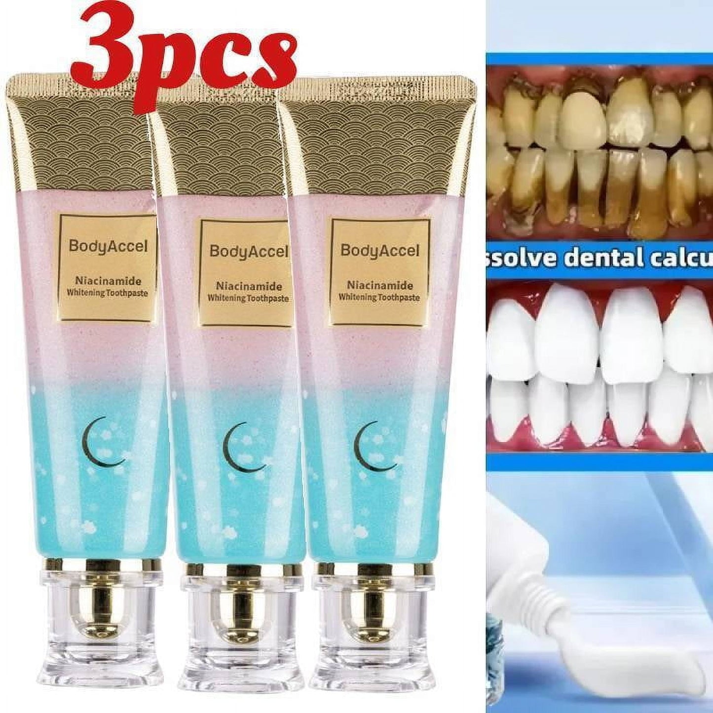 DENTIFRICE BLANCHISSEUR DE DENT BODY ACCEL